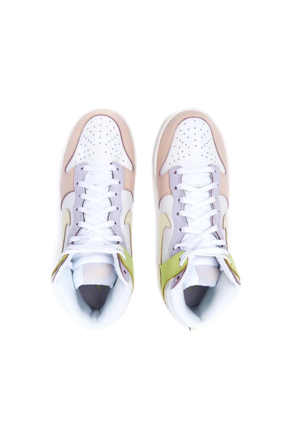 Womens Nike Dunk High 'White/Lemon Twist'
