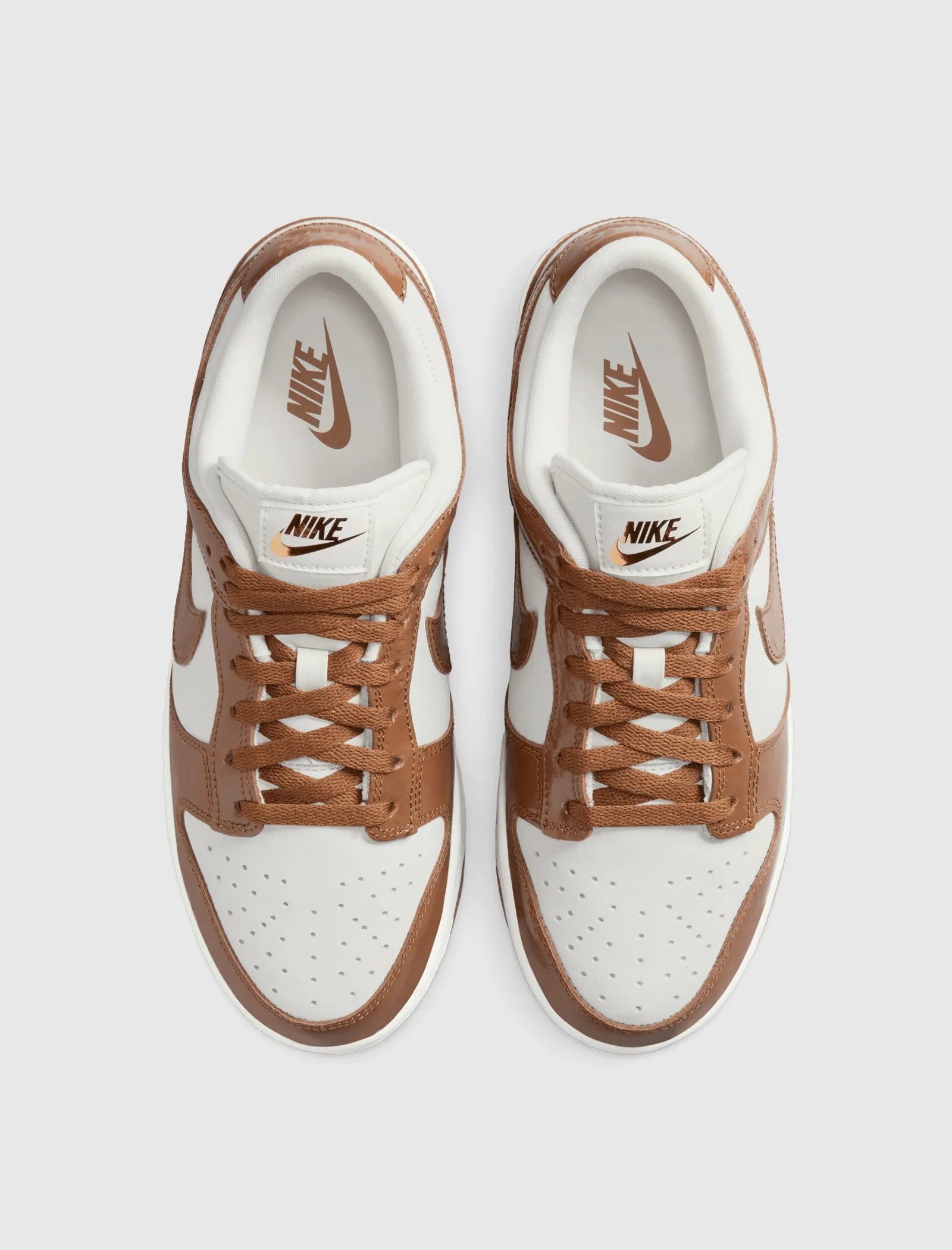 WOMEN'S NIKE DUNK LOW LX ALE BROWN OSTRICH