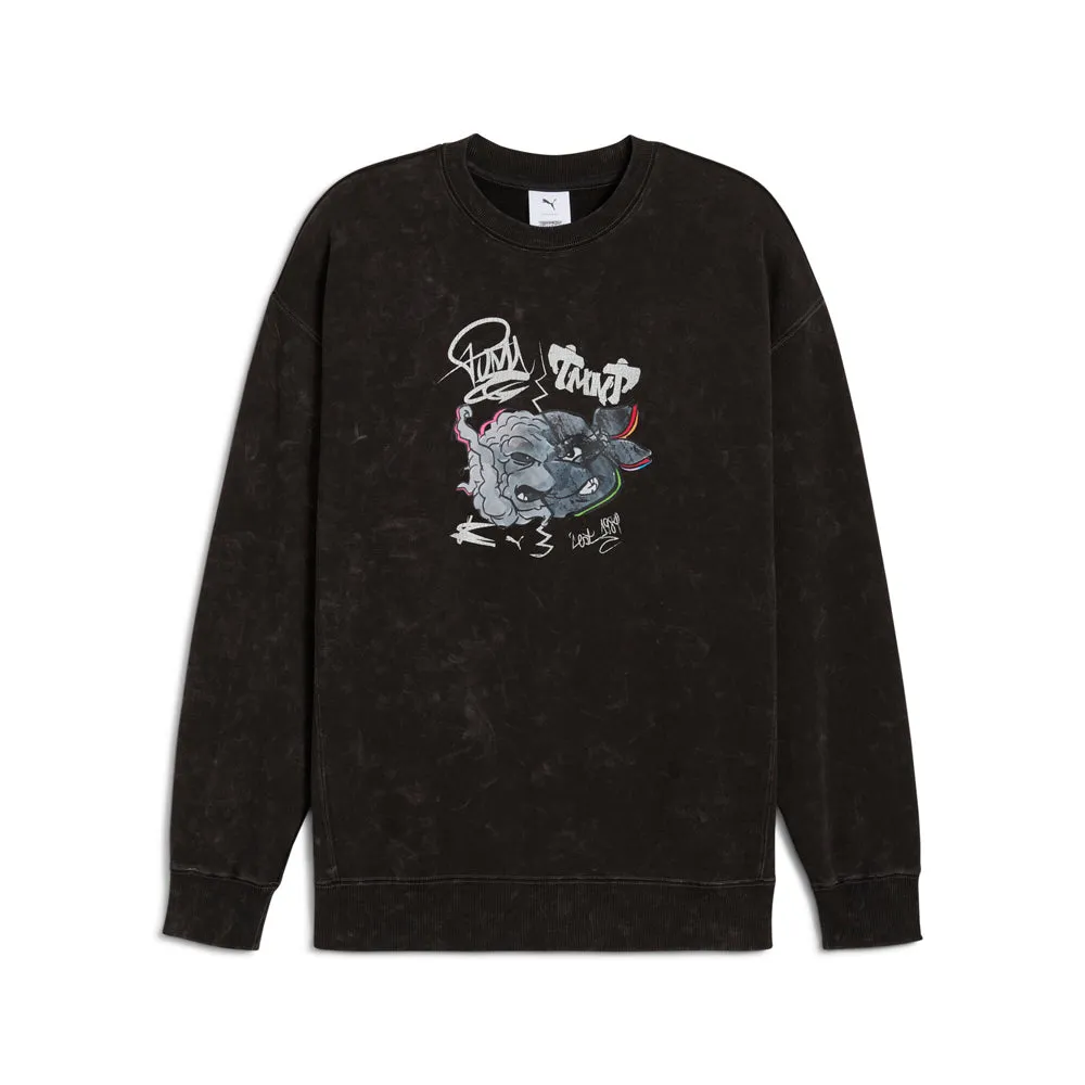 X Teenage Mutant Ninja Turtles Relaxed Graphic Crew Neck Sweatshirt
