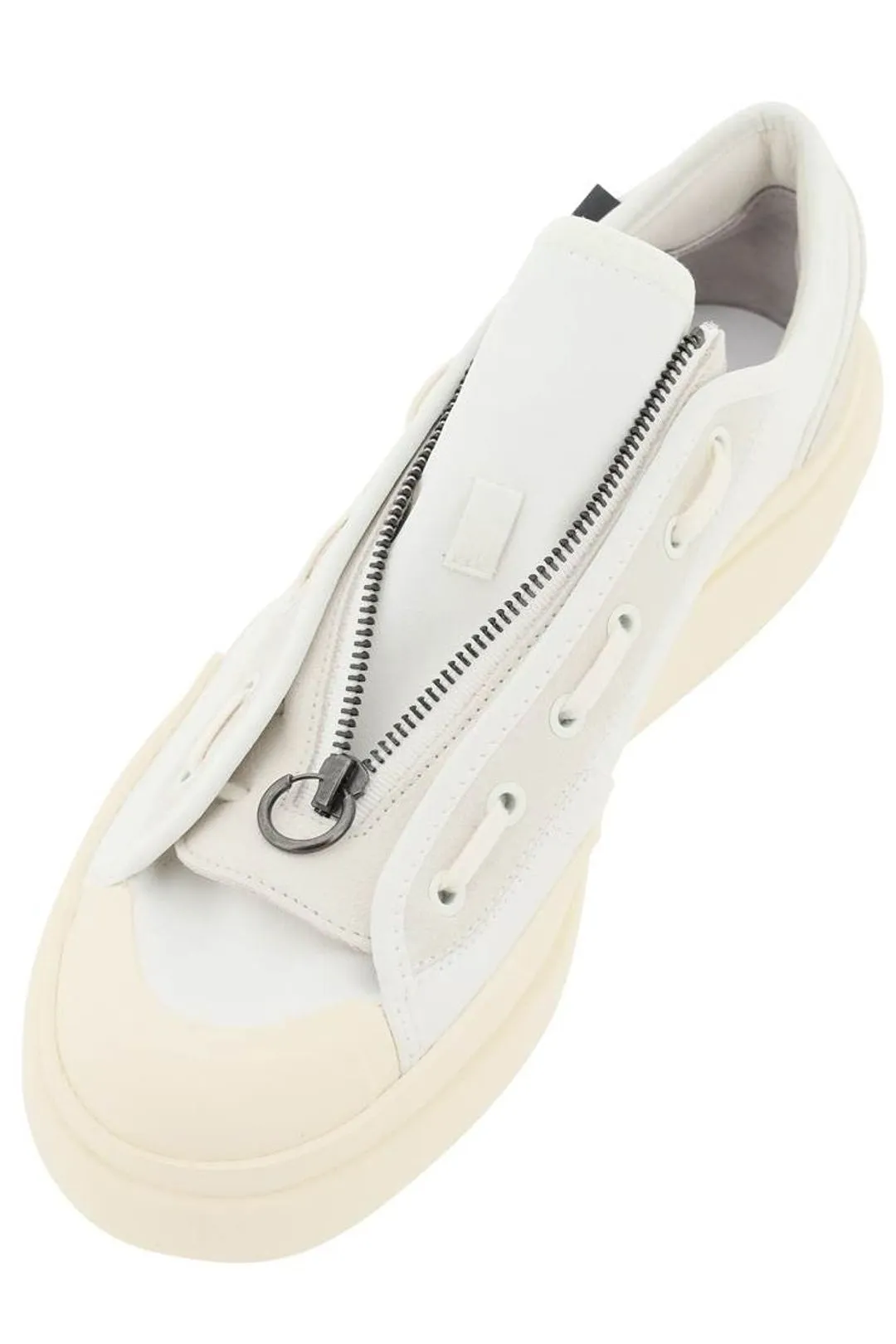 Y-3 Ajatu Court Low Round Toe Sneakers