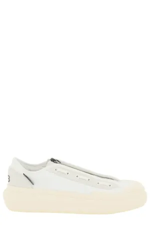 Y-3 Ajatu Court Low Round Toe Sneakers