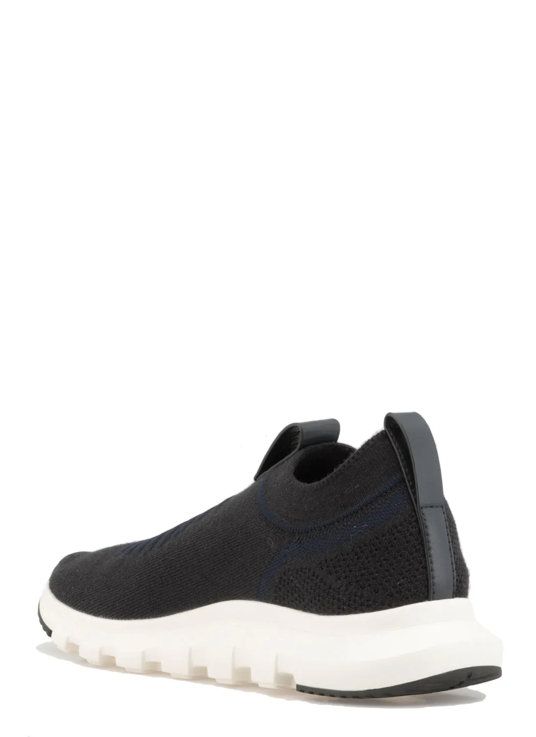 Z Zegna Round Toe Slip-On Sneakers