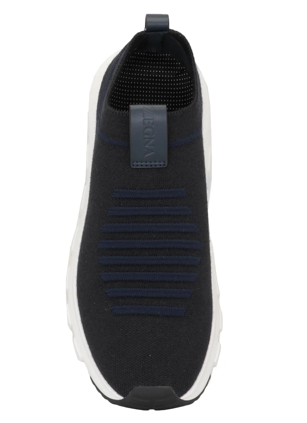 Z Zegna Round Toe Slip-On Sneakers