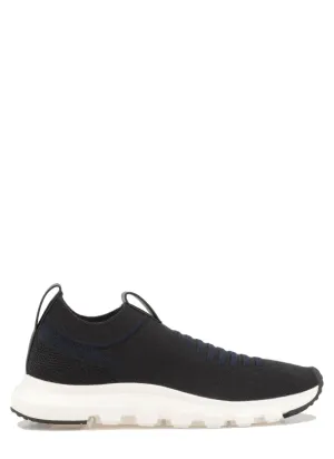 Z Zegna Round Toe Slip-On Sneakers
