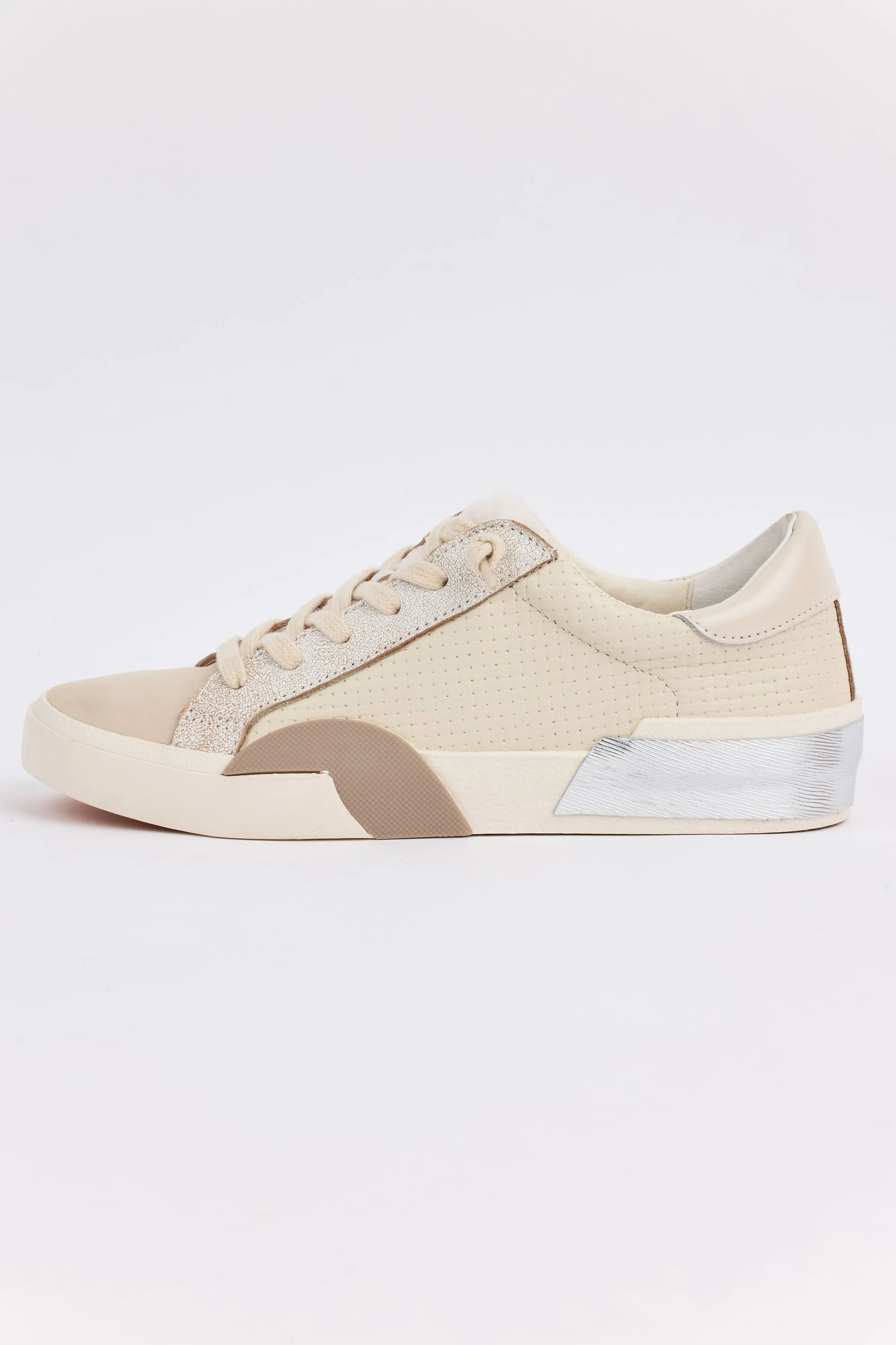 Zina Sneakers- Off White Woven by Dolce Vita