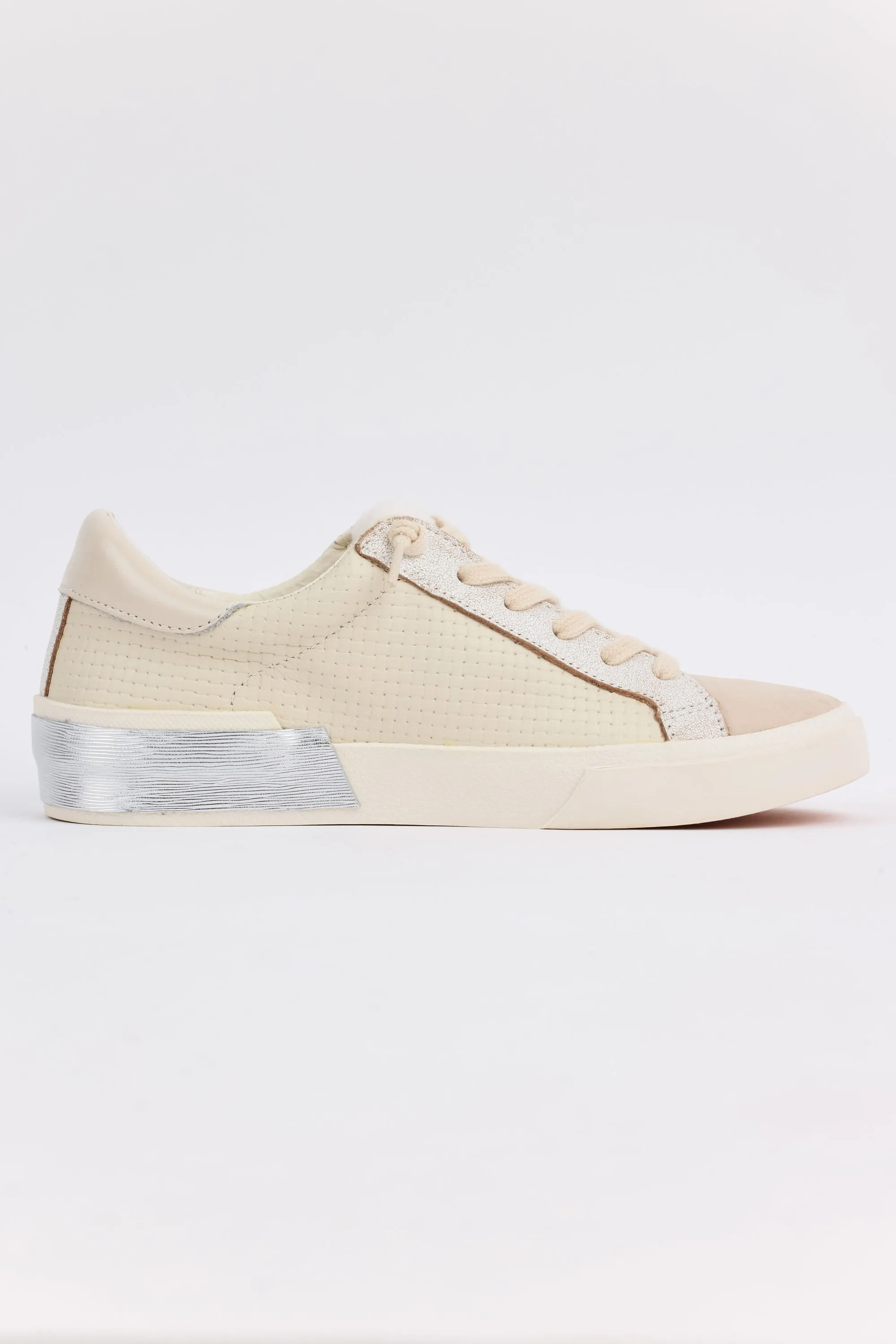 Zina Sneakers- Off White Woven by Dolce Vita