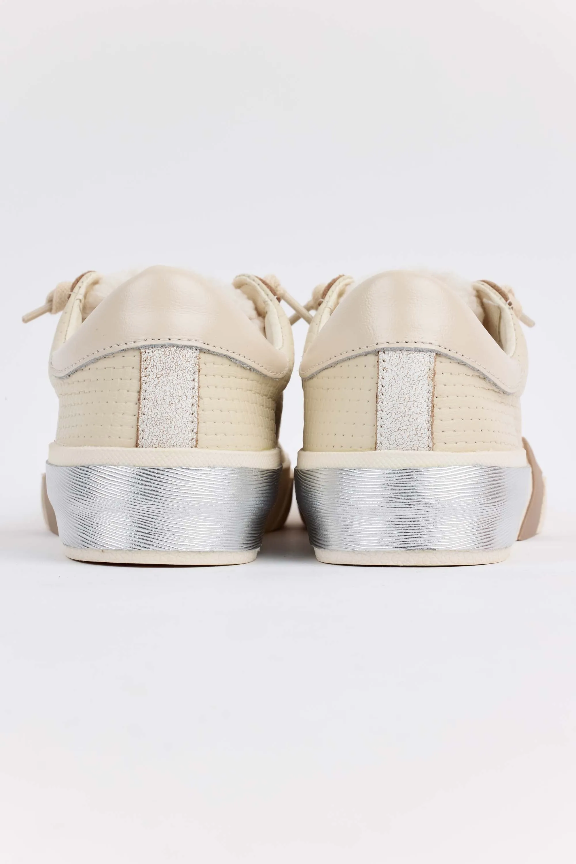 Zina Sneakers- Off White Woven by Dolce Vita