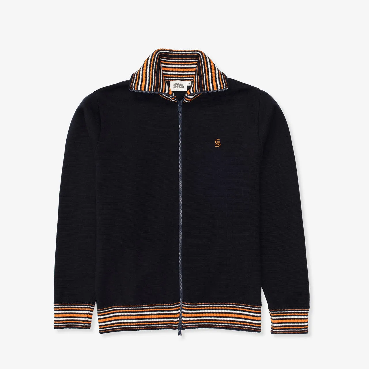 Zipped Knitted Track Jacket