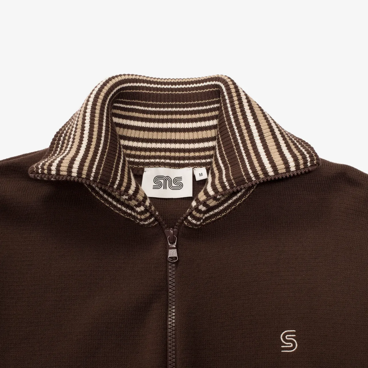 Zipped Knitted Track Jacket